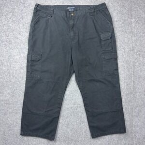 511 Tactical Pants Men 46x28 Black Taclite Pro Cargo Double Knee Ripstop Utility